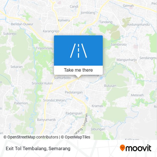 Exit Tol Tembalang map