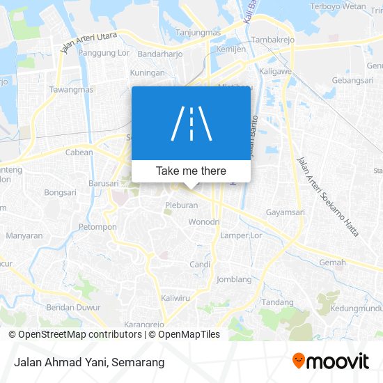 Jalan Ahmad Yani map