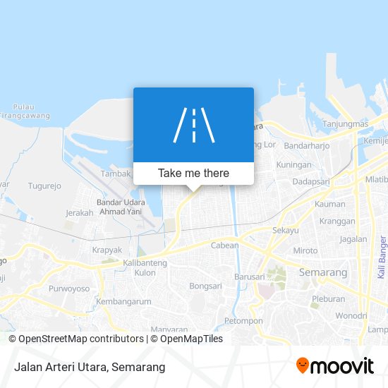 Jalan Arteri Utara map