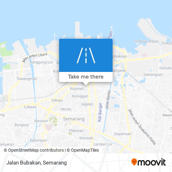 Jalan Bubakan map