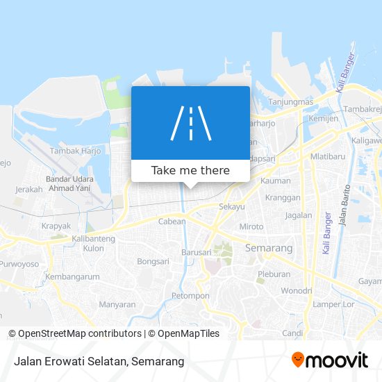 Jalan Erowati Selatan map