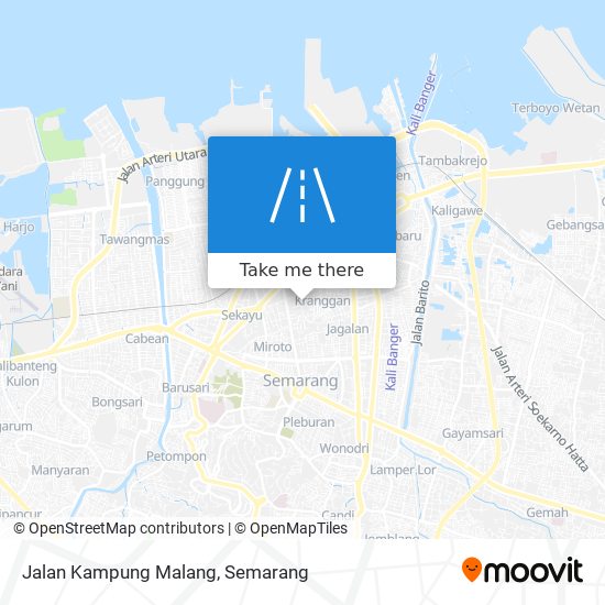 Jalan Kampung Malang map