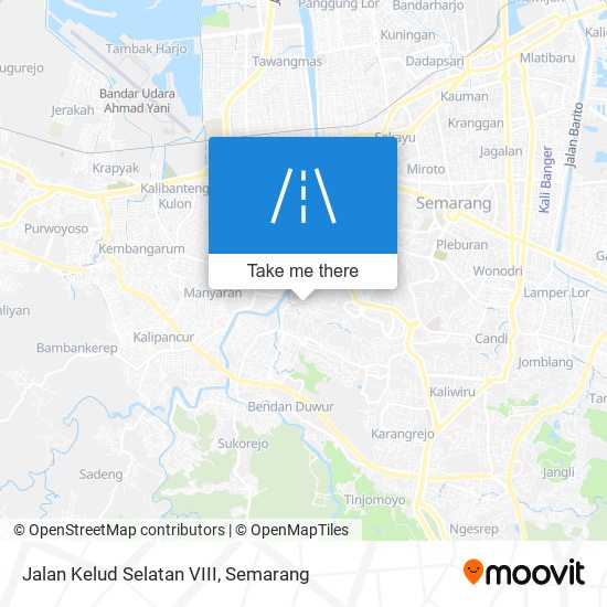 Jalan Kelud Selatan VIII map