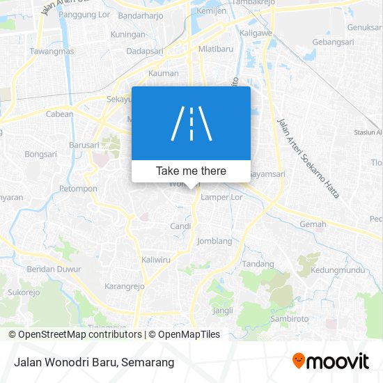 Jalan Wonodri Baru map