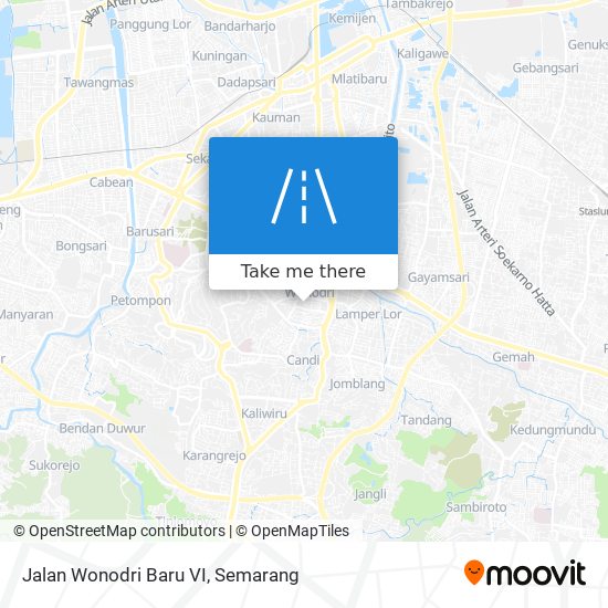 Jalan Wonodri Baru VI map