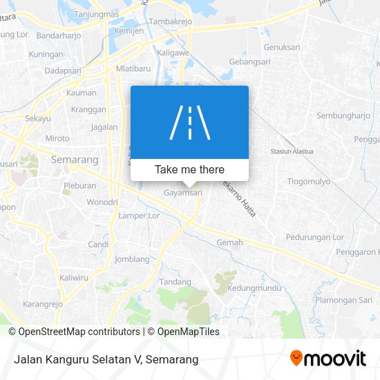Jalan Kanguru Selatan V map