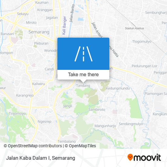 Jalan Kaba Dalam I map