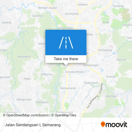 Jalan Sendangsari I map