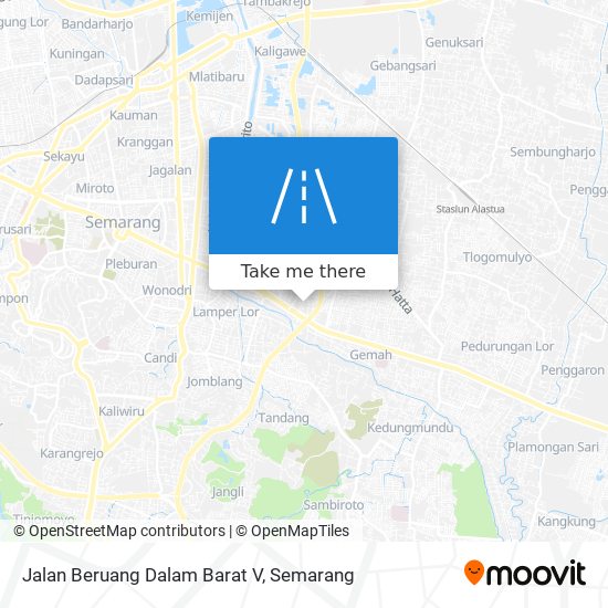 Jalan Beruang Dalam Barat V map