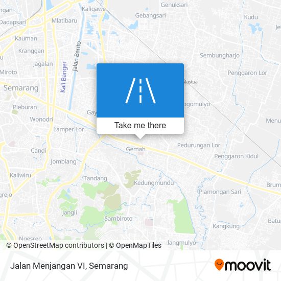 Jalan Menjangan VI map