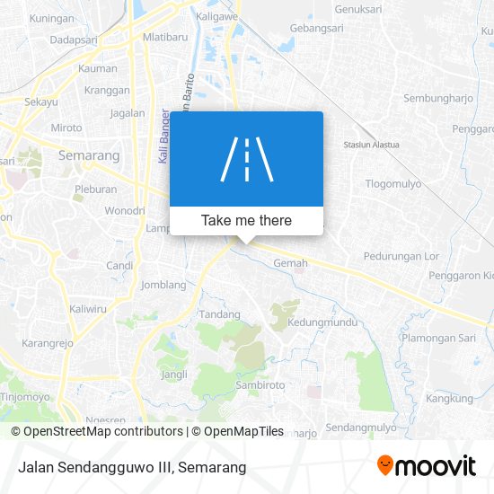 Jalan Sendangguwo III map