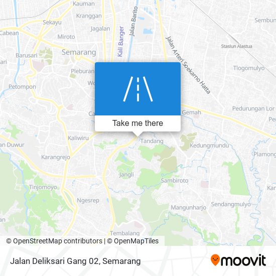 Jalan Deliksari Gang 02 map