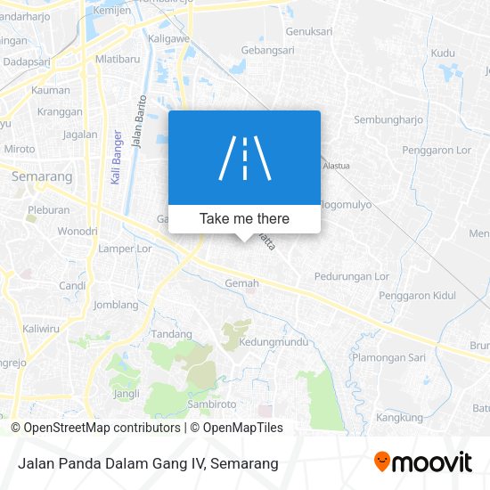 Jalan Panda Dalam Gang IV map