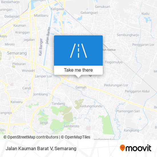 Jalan Kauman Barat V map