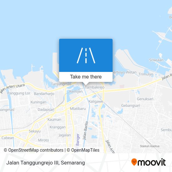 Jalan Tanggungrejo III map