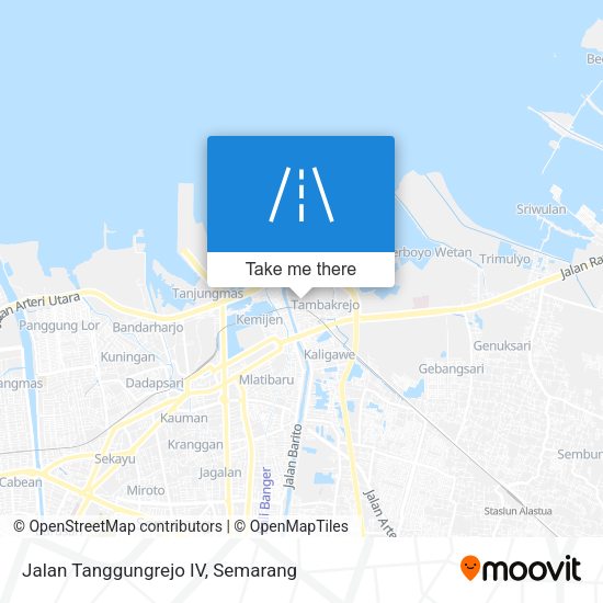 Jalan Tanggungrejo IV map