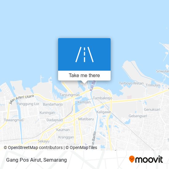 Gang Pos Airut map
