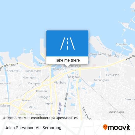 Jalan Purwosari VII map