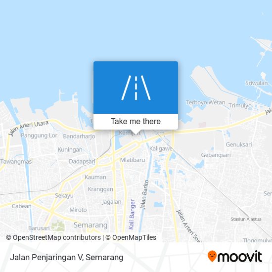 Jalan Penjaringan V map