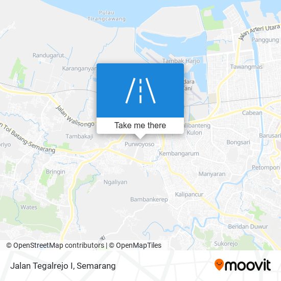 Jalan Tegalrejo I map