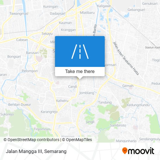Jalan Mangga III map