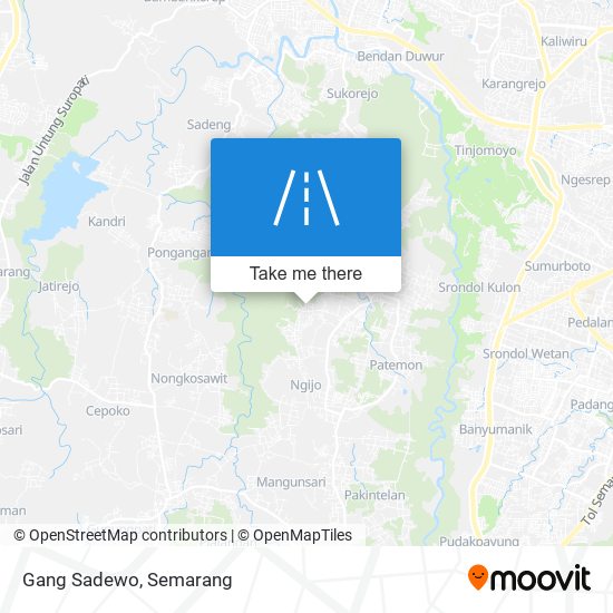 Gang Sadewo map