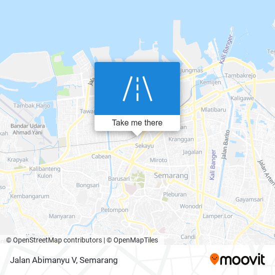 Jalan Abimanyu V map