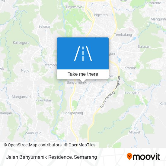 Jalan Banyumanik Residence map