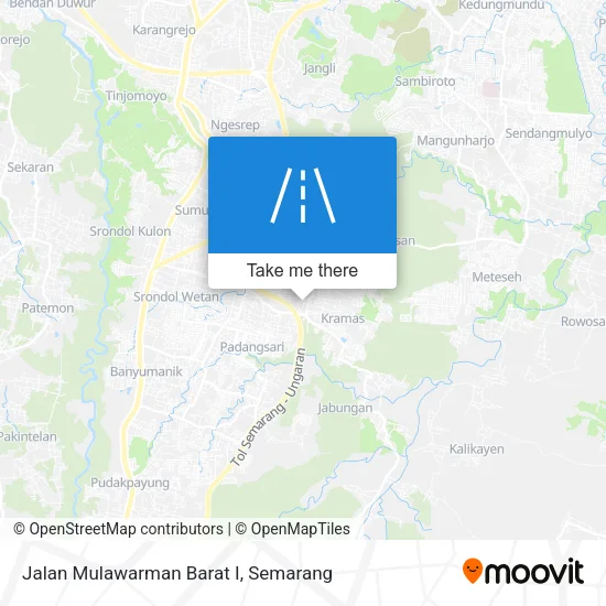 Jalan Mulawarman Barat I map