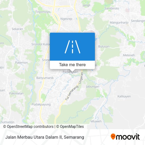 Jalan Merbau Utara Dalam II map