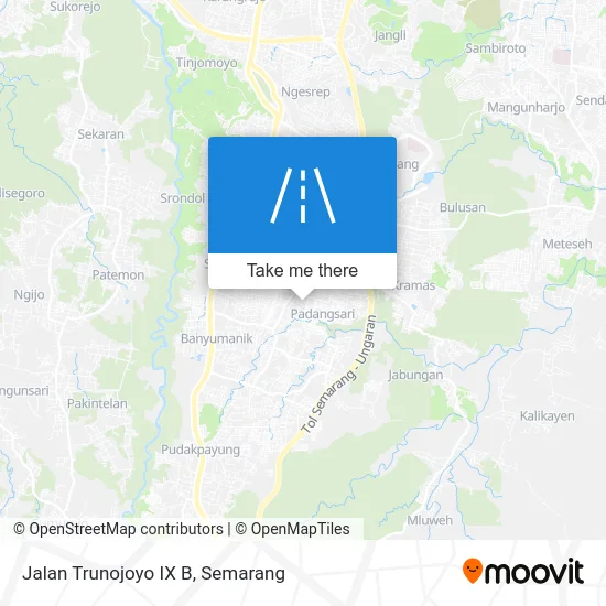 Jalan Trunojoyo IX B map