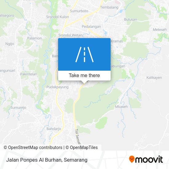Jalan Ponpes Al Burhan map