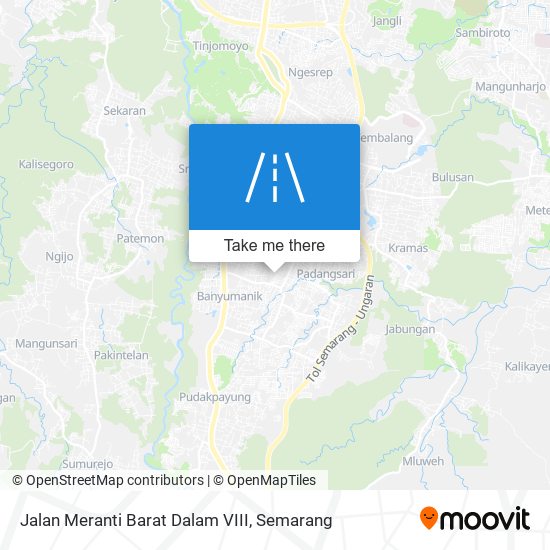 Jalan Meranti Barat Dalam VIII map