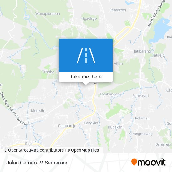 Jalan Cemara V map