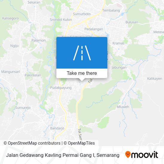 Jalan Gedawang Kavling Permai Gang I map
