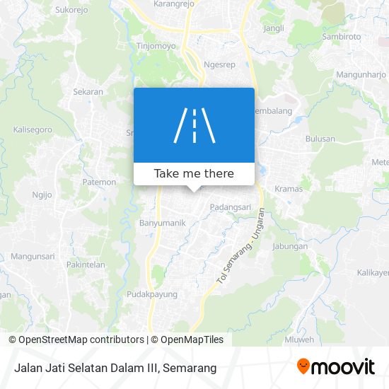 Jalan Jati Selatan Dalam III map