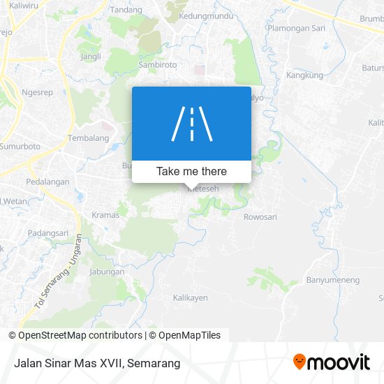 Jalan Sinar Mas XVII map