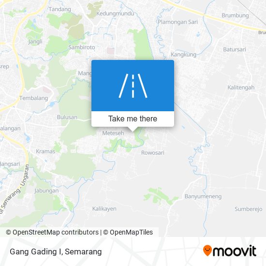 Gang Gading I map