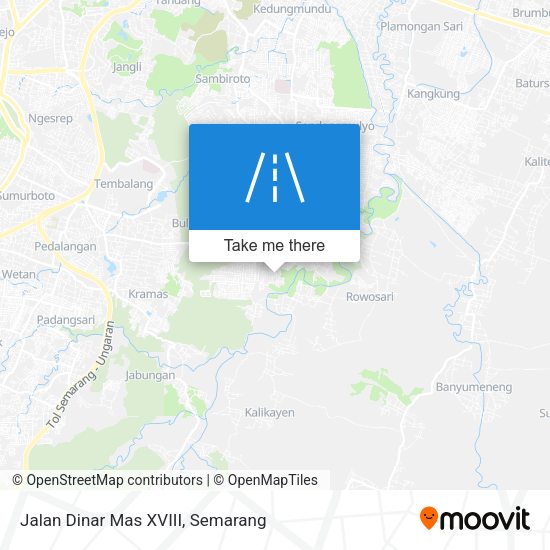 Jalan Dinar Mas XVIII map