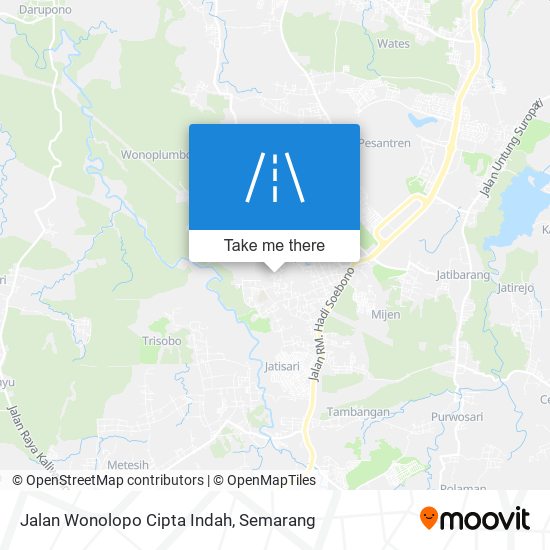 Jalan Wonolopo Cipta Indah map