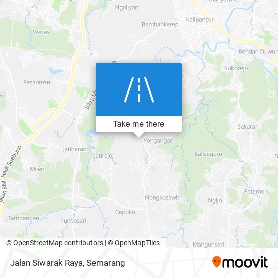 Jalan Siwarak Raya map