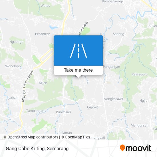 Gang Cabe Kriting map