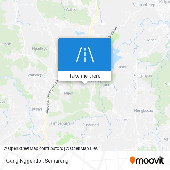 Gang Nggendol map