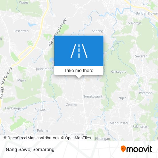 Gang Sawo map