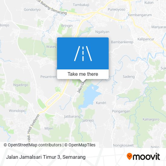 Jalan Jamalsari Timur 3 map