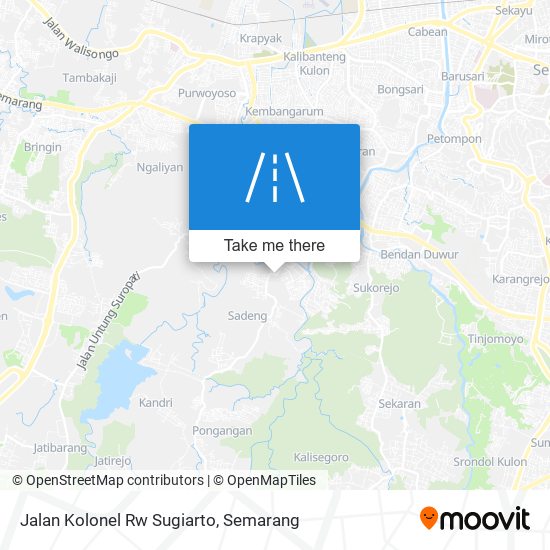 Jalan Kolonel Rw Sugiarto map