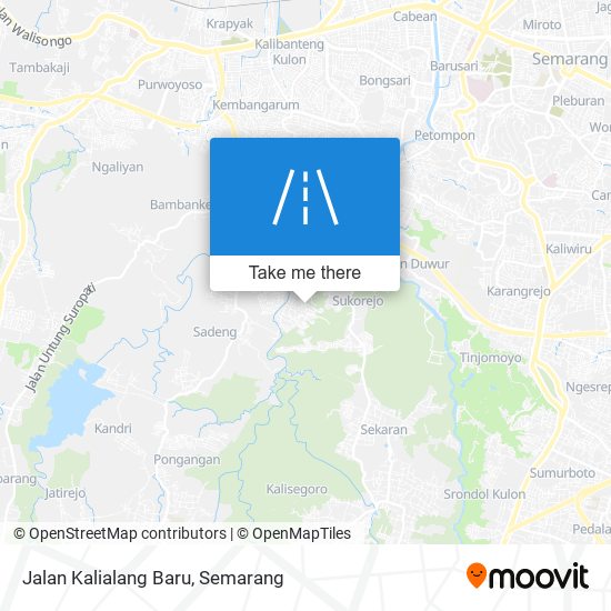 Jalan Kalialang Baru map