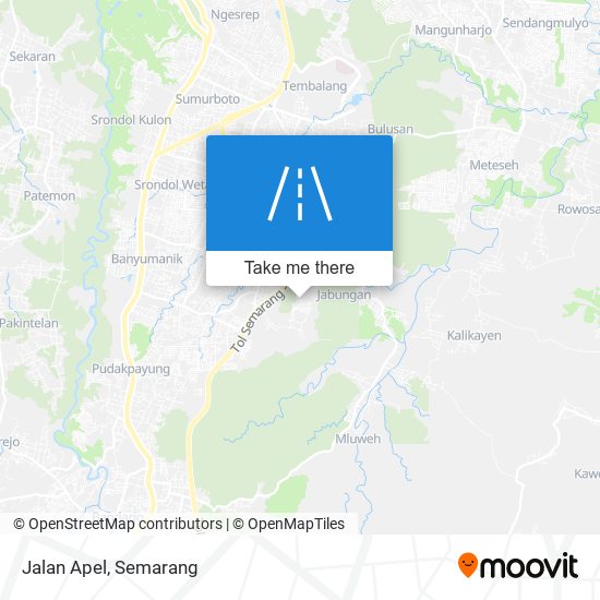 Jalan Apel map