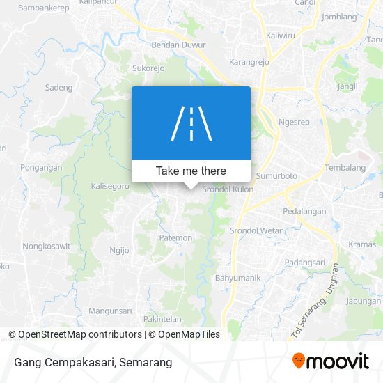 Gang Cempakasari map