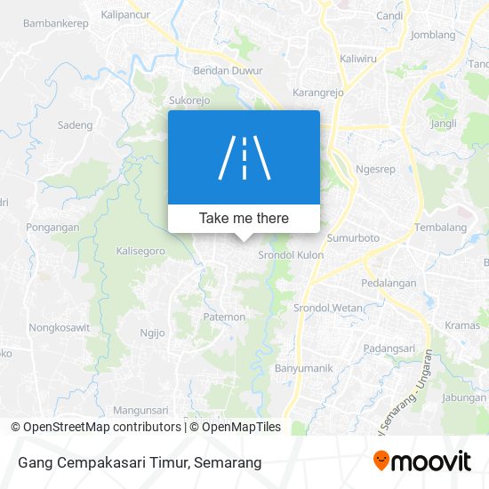 Gang Cempakasari Timur map
